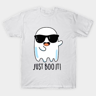 Just Boo It Cute Halloween Ghost Pun T-Shirt